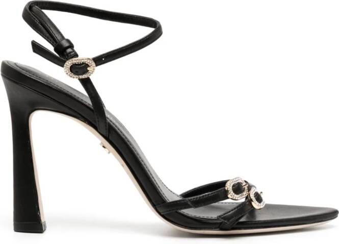 Dee Ocleppo Lanai 90mm leather sandals Black