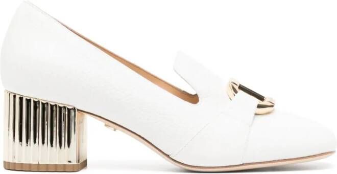 Dee Ocleppo Michelle 55mm leather loafers White