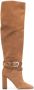 Dee Ocleppo Samantha 95mm knee-high suede boots Brown - Thumbnail 1