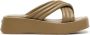 Dee Ocleppo Sicily 50mm platform leather sandals Brown - Thumbnail 1