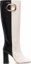 Dee Ocleppo two-tone leather boots White - Thumbnail 1