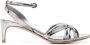 Del Carlo 55mm snakeskin-effect sandals Grey - Thumbnail 1