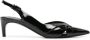 Del Carlo 60mm slingback leather sandals Black - Thumbnail 1