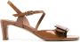Del Carlo 60mm square-toe leather sandals Brown - Thumbnail 1
