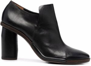 Del Carlo block heel shoe boots Black