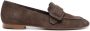 Del Carlo buckle-detail suede loafers Brown - Thumbnail 1