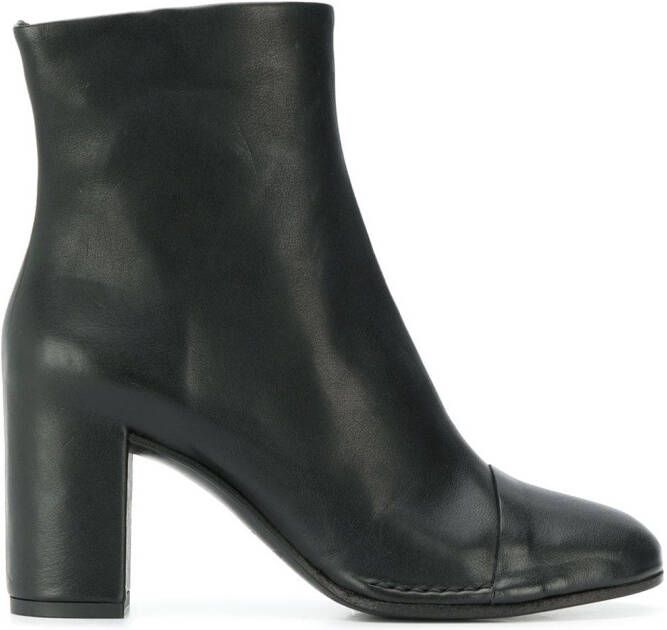 Del Carlo heeled ankle boots Black