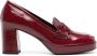 Del Carlo Holly 55mm leather pumps Red - Thumbnail 1