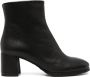 Del Carlo Holly 60mm leather ankle boots Black - Thumbnail 1