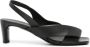 Del Carlo Moor 55mm leather sandals Black - Thumbnail 1