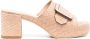 Del Carlo Stoccolma 70mm leather mules Neutrals - Thumbnail 1