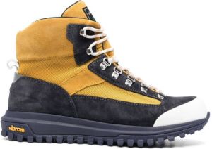 Diemme Onè Hiker panelled ankle boots Yellow