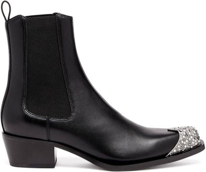 Diesel D-Calamity AB leather boots Black