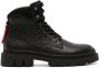 Diesel D-Troit leather boots Black - Thumbnail 1