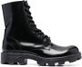 Diesel D-Hammer lace-up leather boots Black - Thumbnail 1