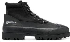 Diesel Hiko hybrid lace-up boots Black