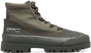 Diesel Hiko hybrid lace-up boots Green