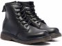Diesel Kids ankle leather boots Black - Thumbnail 1