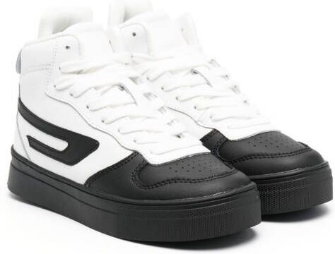 Diesel Kids S-Ukiyo lace-up sneakers White