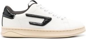 Diesel logo-patch low-top sneakers White