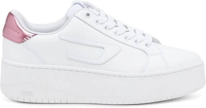 Diesel S-Athene Bold leather sneakers White
