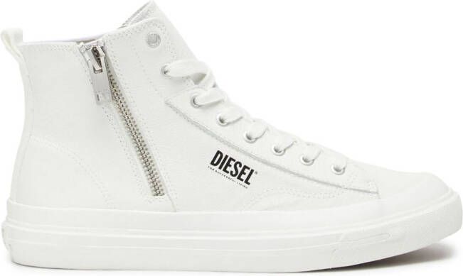 Diesel S-Athos Dv Mid leather sneakers White