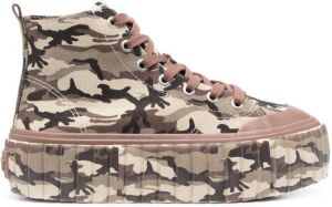 Diesel S-Hanami Mid X platform high-top sneakers Neutrals