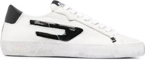 Diesel S-Leroji Low X sequin-logo sneakers White