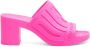 Diesel Sa-Pamela H logo-embossed sandals Pink - Thumbnail 1
