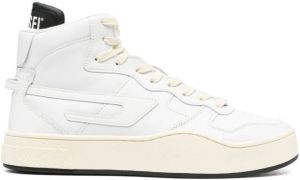 Diesel side logo-patch high-top sneakers White