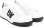Dkny Kids logo-patches leather sneakers White - Thumbnail 1