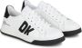 Dkny Kids logo-print leather sneakers White - Thumbnail 1