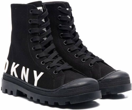 Dkny Kids logo-print sneakers Black