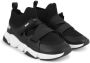 Dkny Kids ribbed-ankles touch-strap sneakers Black - Thumbnail 1