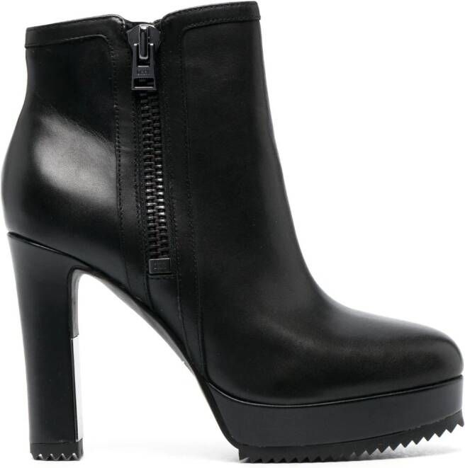 DKNY Liana 115mm platform boots Black