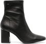 DKNY logo-plaque ankle boots Black - Thumbnail 1