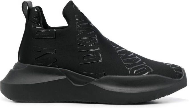 DKNY Ramona logo-print slip-on sneakers Black