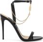 Dolce & Gabbana 105mm leather chain-link sandals Black - Thumbnail 1