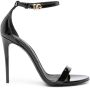 Dolce & Gabbana 105mm leather sandals Black - Thumbnail 1