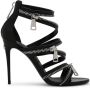 Dolce & Gabbana 105mm zip-detail sandals Black - Thumbnail 1