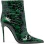 Dolce & Gabbana 120mm crocodile-effect boots Green - Thumbnail 1