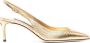 Dolce & Gabbana 70mm slingback leather pumps Gold - Thumbnail 1