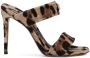 Dolce & Gabbana KIM DOLCE&GABBANA leopard-print slip-on sandals Brown - Thumbnail 1