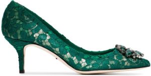 Dolce & Gabbana Bellucci 60mm Taormina lace pumps Green