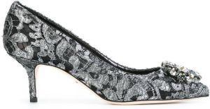 Dolce & Gabbana Bellucci Taormina lace pumps Black