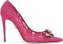 Dolce & Gabbana Belucci 90mm lace pumps Pink - Thumbnail 1