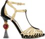 Dolce & Gabbana sculpted-heel suede sandals Black - Thumbnail 1