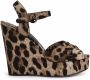 Dolce & Gabbana Bianca 90mm wedge sandals Brown - Thumbnail 1
