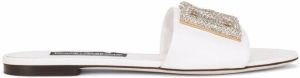 Dolce & Gabbana Bianca slip-on flat sandals White