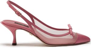 Dolce & Gabbana bow-detail 60mm pumps Pink